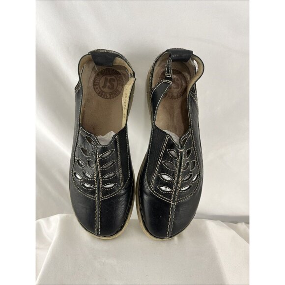 Joseph Siebel Leather Slip-On Shoes - Picture 10 of 13